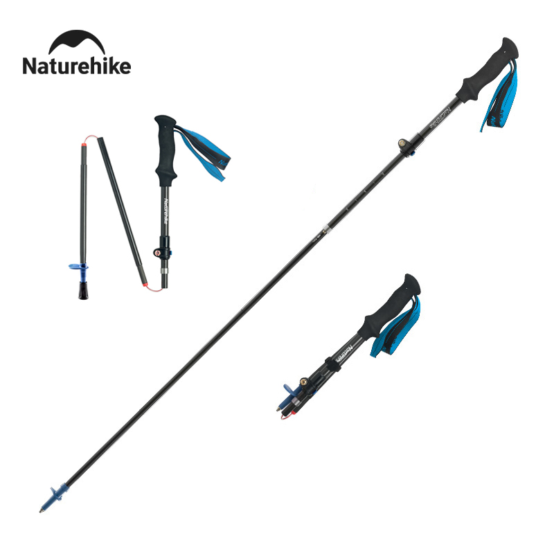Trekking Pole Carbon - Naturehike Camping laska 175g Ultralekka laska