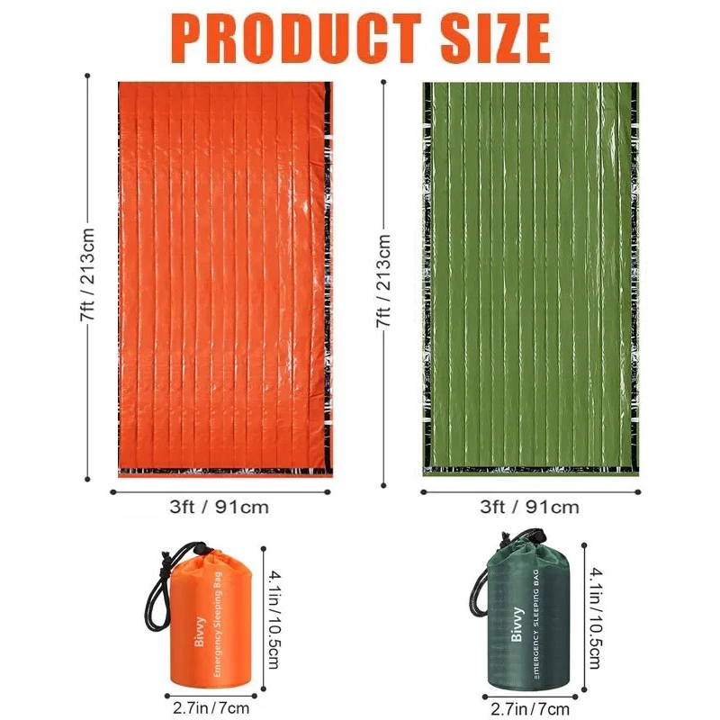 Bivy Sack Lightweight - Wodoodporny, lekki, termiczny śpiwór ratunkowy -