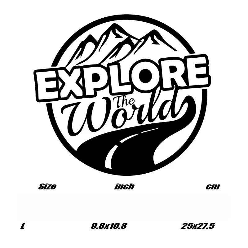 Naklejka na samochód terenowy  – Outdoor Adventure World recenzja i cena