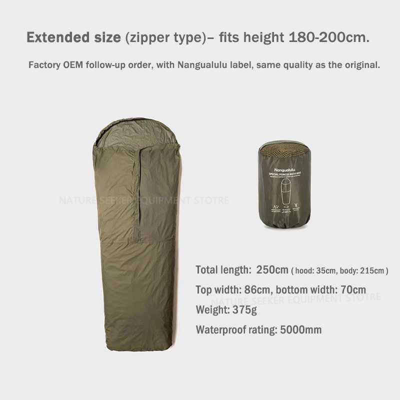 Wodoodporny pokrowiec na śpiwó – Bivy Sack Lightweight recenzja i cena