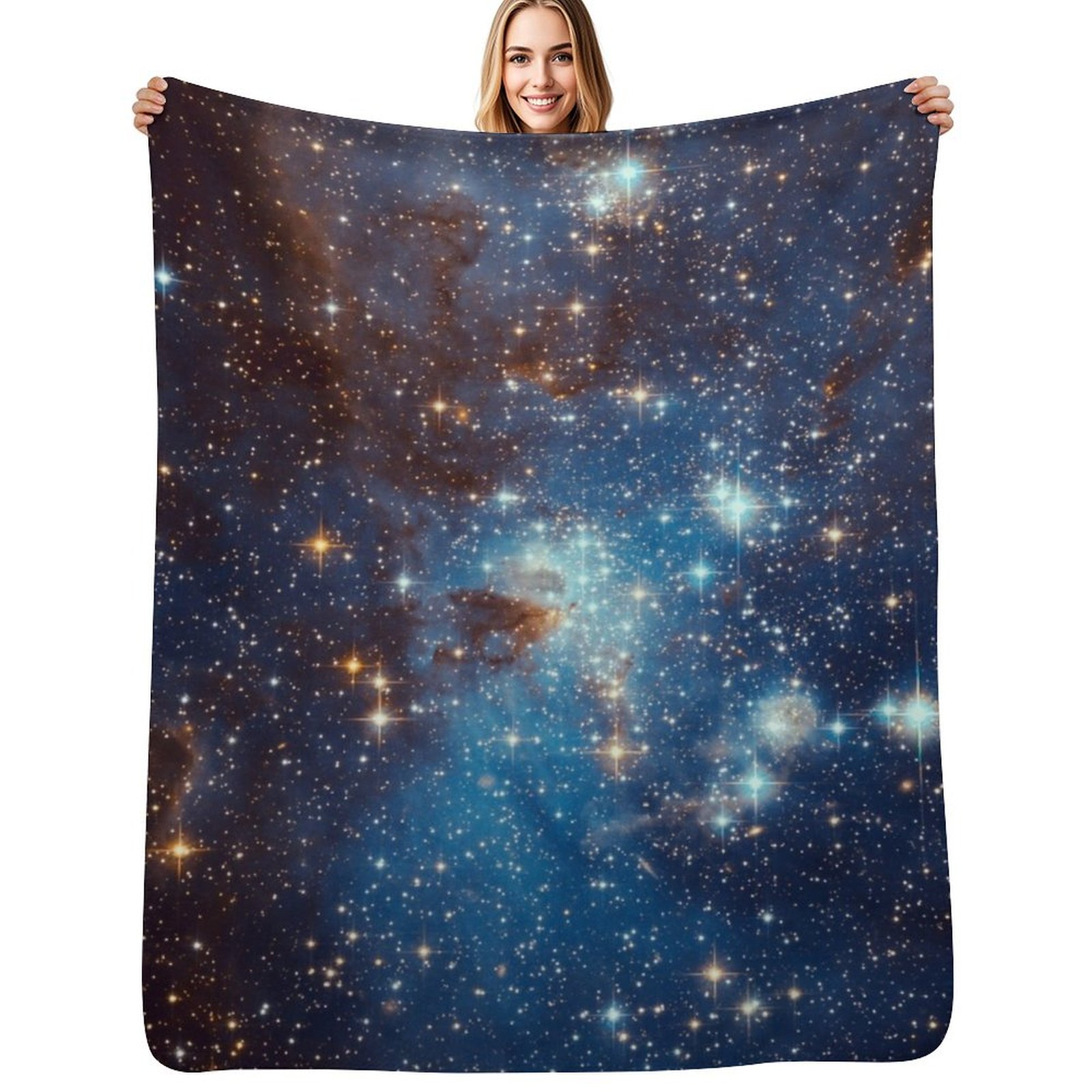 Niebieski koc z motywem mgławi – Space Blanket Heavy recenzja i cena