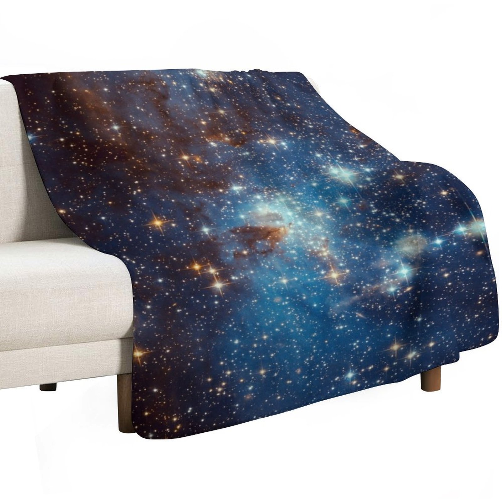 Niebieski koc z motywem mgławi – Space Blanket Heavy recenzja i cena