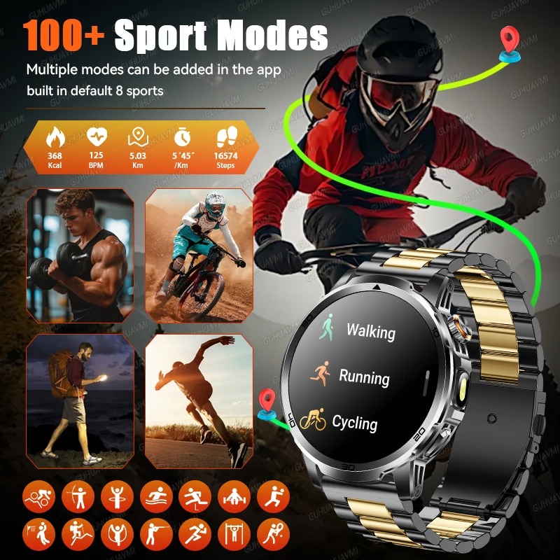 Nowy wojskowy smartwatch męski – Outdoor Adventure World recenzja i cena