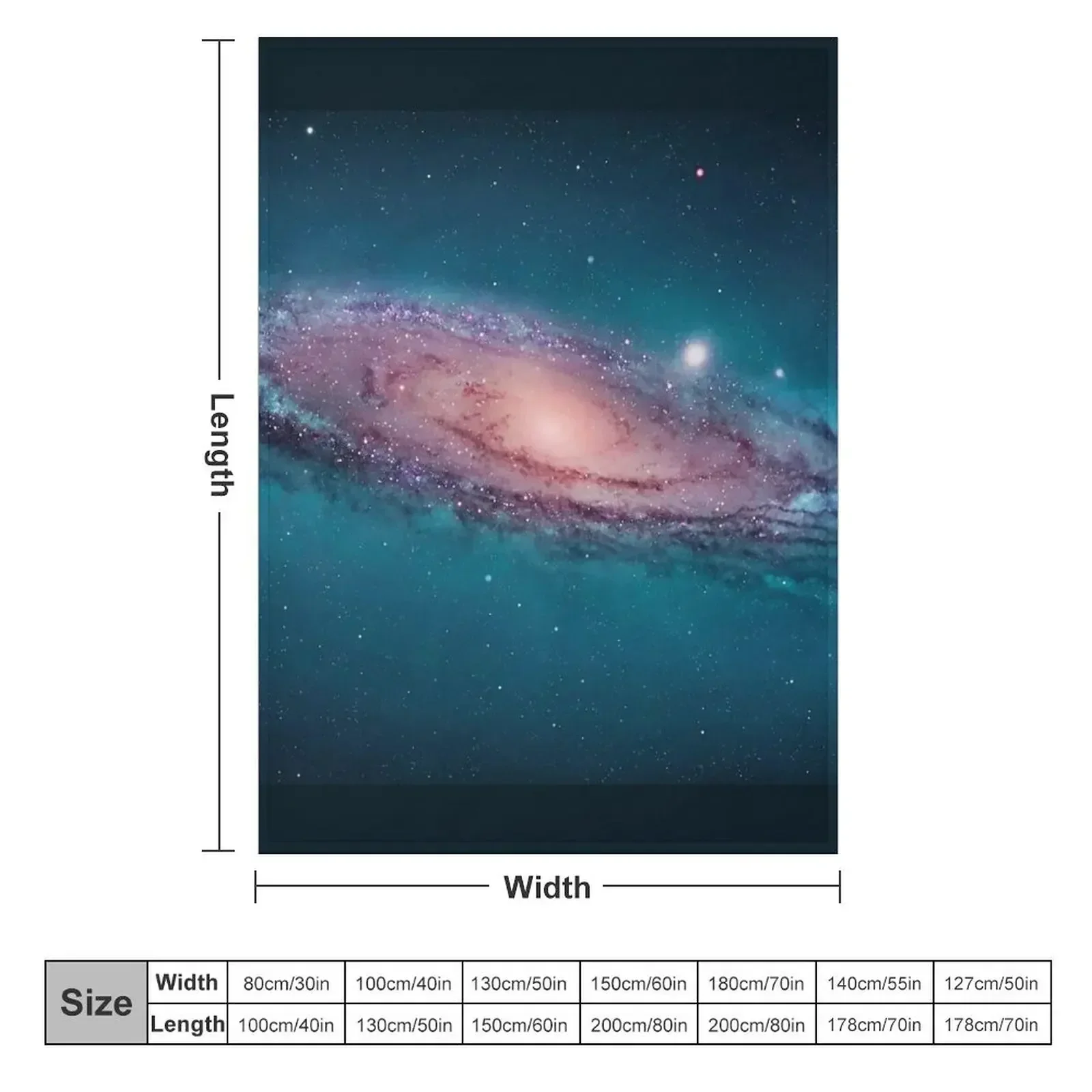Galaktyka Andromeda, przestrze – Space Blanket Heavy recenzja i cena