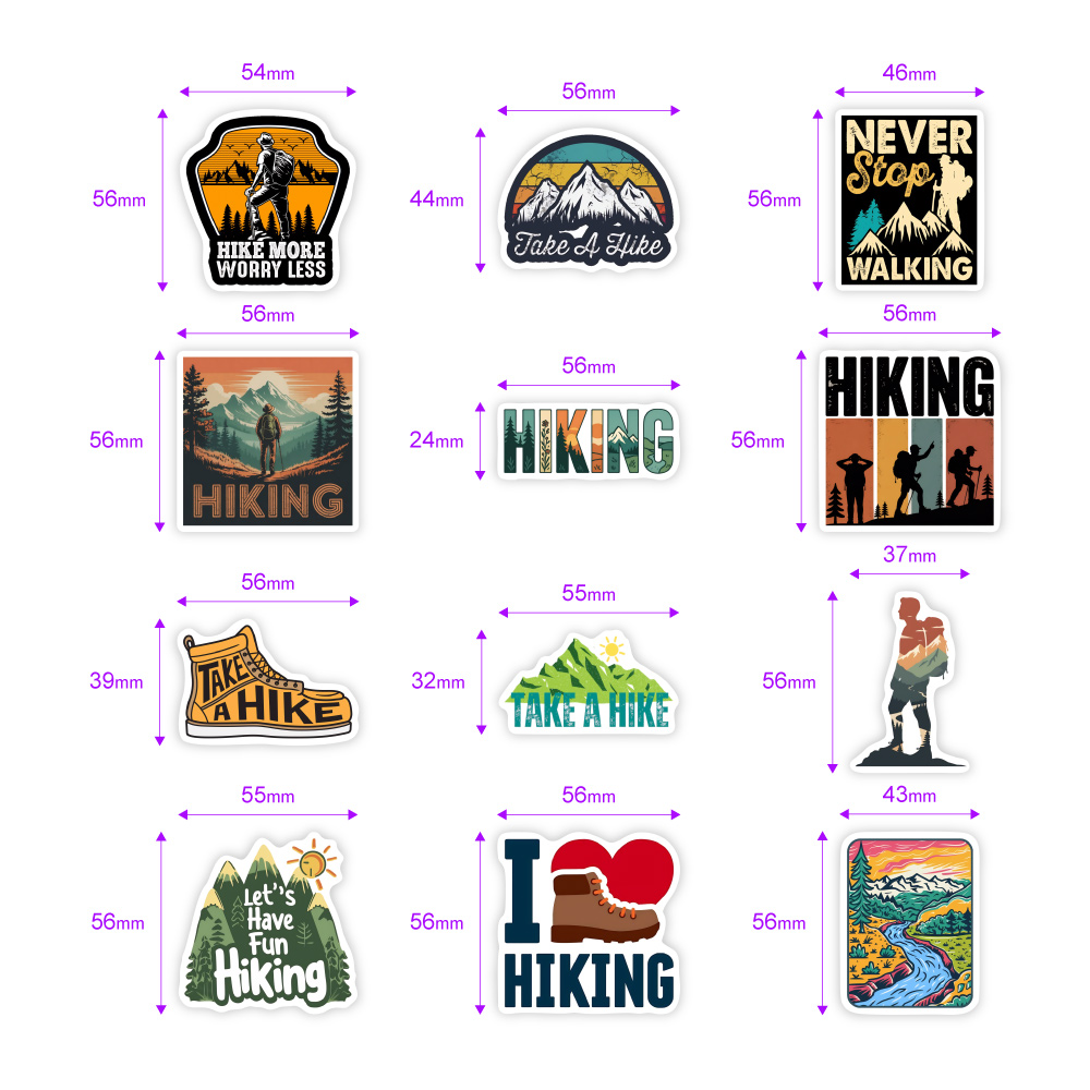 Fajne naklejki na wędrówki i p – Outdoor Adventure Hiking recenzja i cena